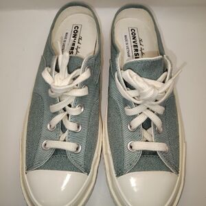 Converse Women's Green Canvas Mule Jade Sneakers